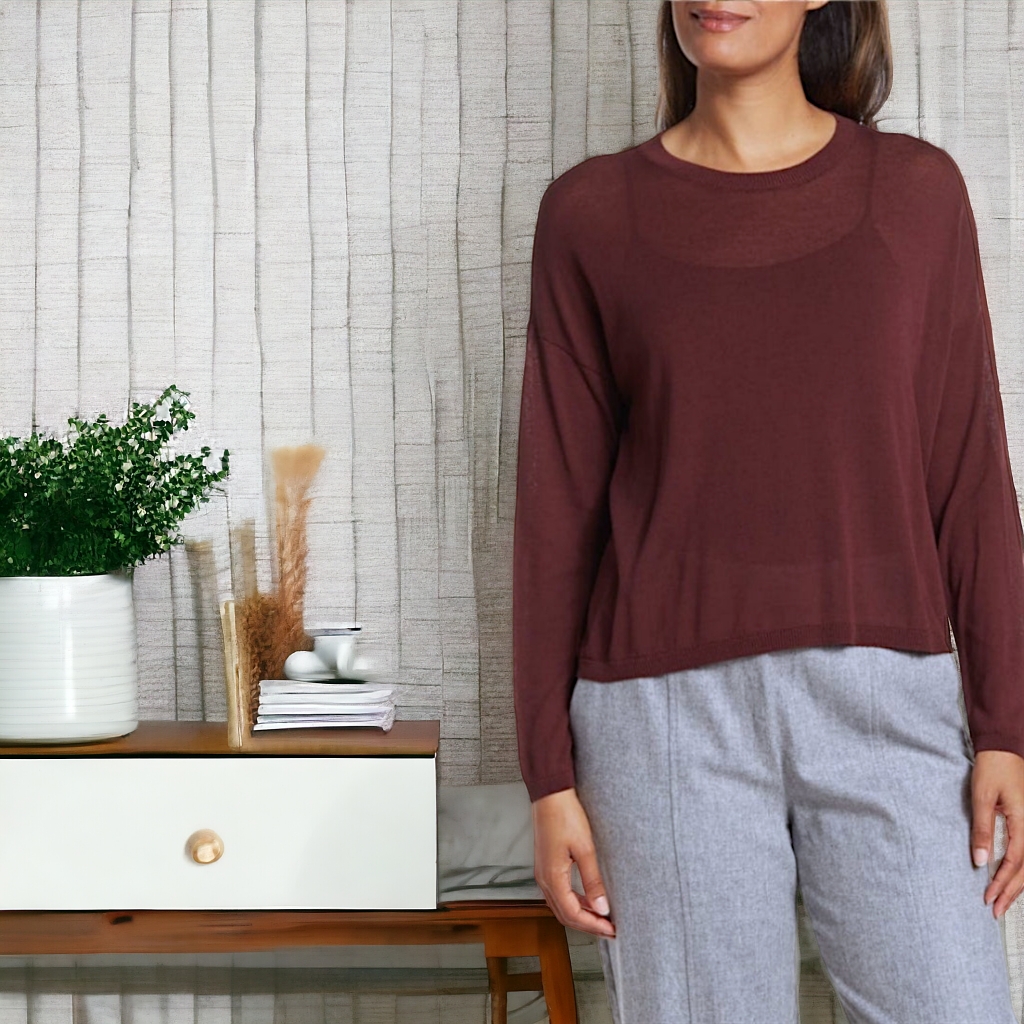 Eileen Fisher Knit Box Top
